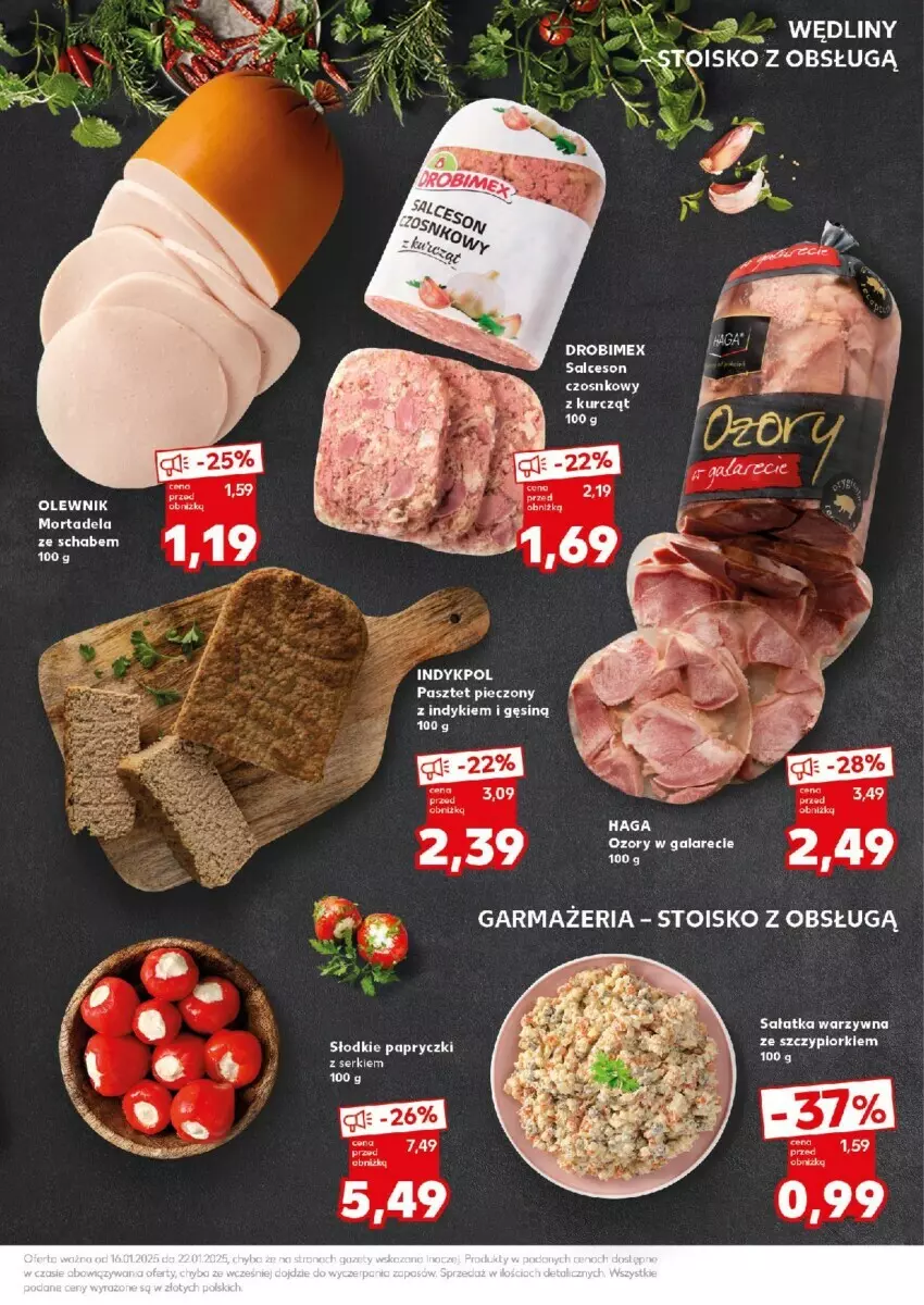 Gazetka promocyjna Kaufland - ważna 20.01 do 22.01.2025 - strona 12 - produkty: Drobimex, Olewnik, Pasztet, Piec, Sałat, Sałatka, Sałatka warzywna