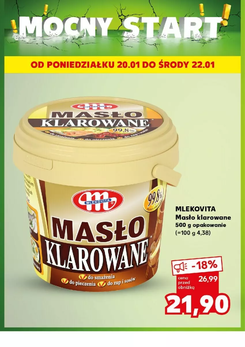 Gazetka promocyjna Kaufland - ważna 20.01 do 22.01.2025 - strona 13 - produkty: Masło, Masło klarowane, Mleko, Mlekovita, Piec