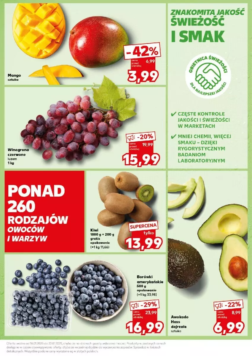 Gazetka promocyjna Kaufland - ważna 20.01 do 22.01.2025 - strona 3 - produkty: Danio, Gra, Kiwi