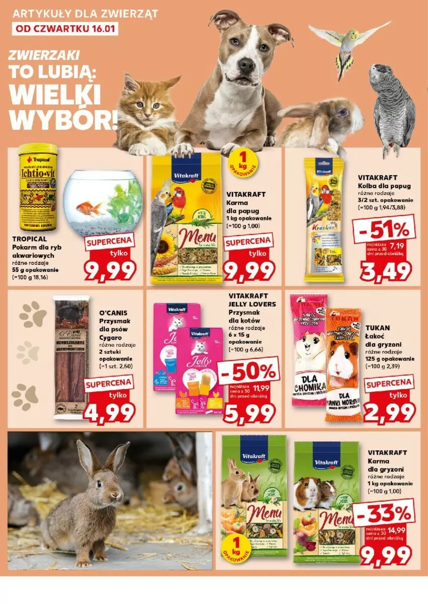 Gazetka promocyjna Kaufland - ważna 20.01 do 22.01.2025 - strona 33 - produkty: Gry, Karma dla gryzoni, Tropical, Vitakraft