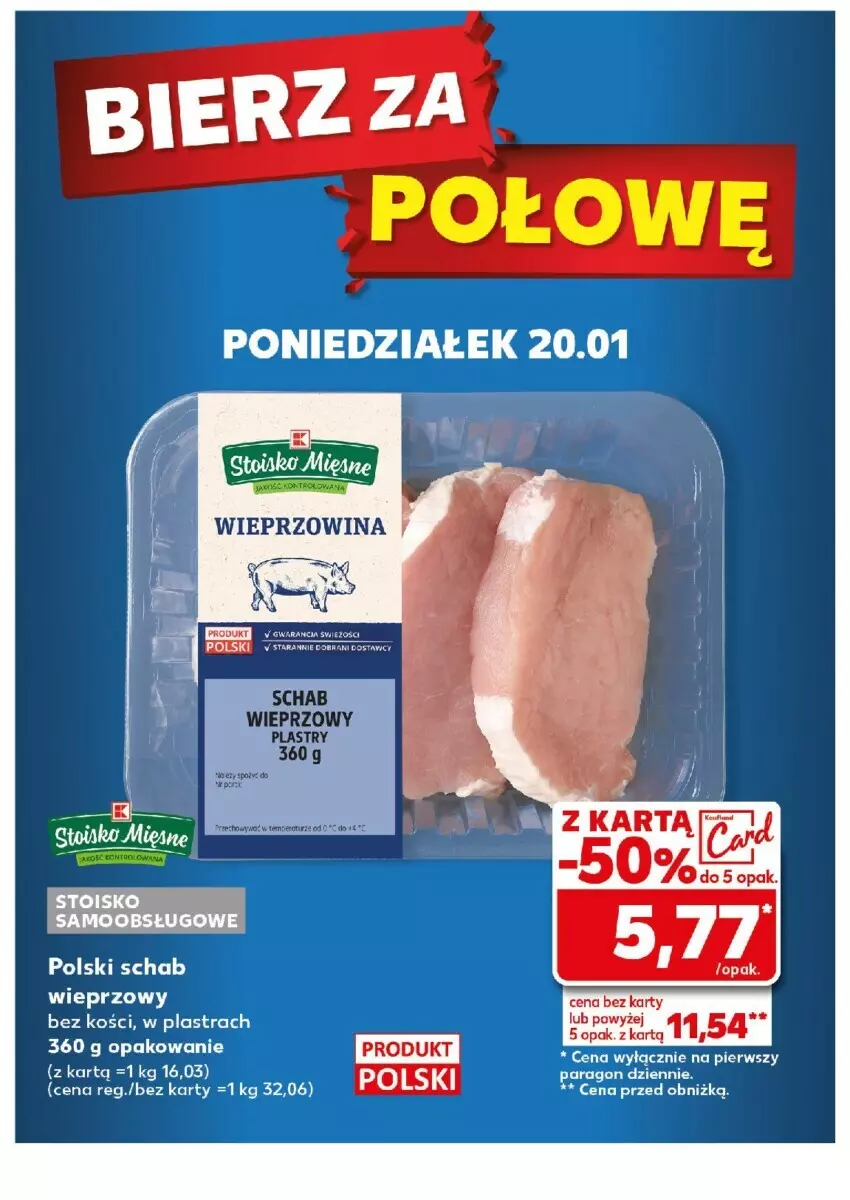 Gazetka promocyjna Kaufland - ważna 20.01 do 22.01.2025 - strona 35 - produkty: Schab wieprzowy