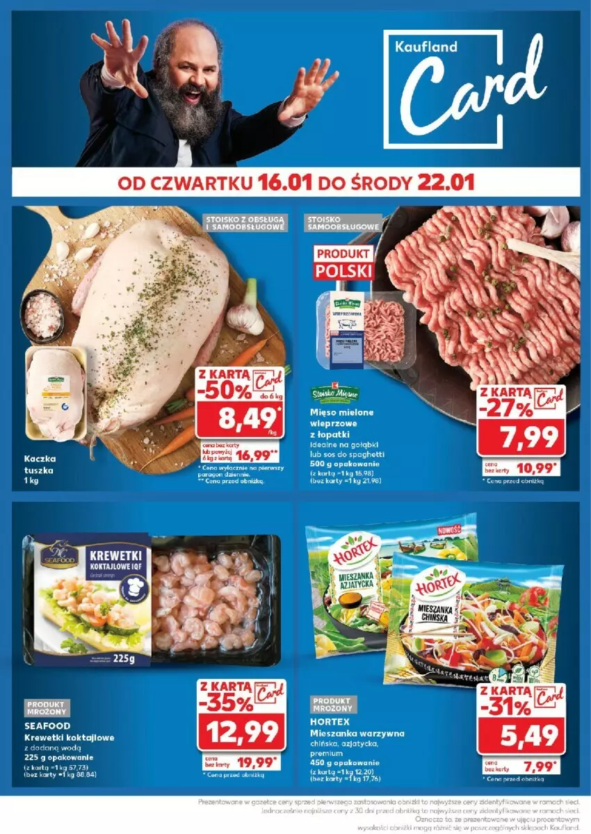 Gazetka promocyjna Kaufland - ważna 20.01 do 22.01.2025 - strona 36 - produkty: Krewetki, Mięso, Mięso mielone, Por