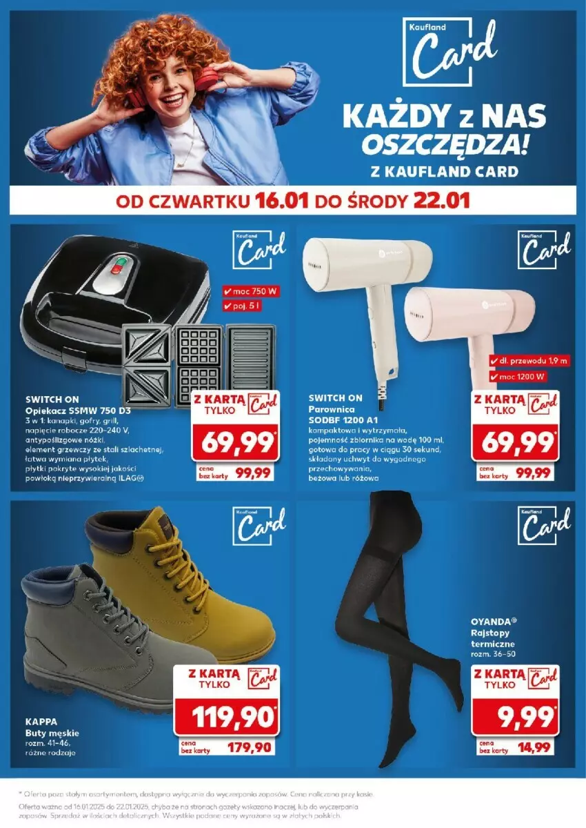 Gazetka promocyjna Kaufland - ważna 20.01 do 22.01.2025 - strona 38 - produkty: Buty, Parownica, Rajstopy, Sok, Top