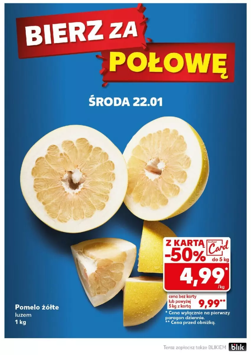 Gazetka promocyjna Kaufland - ważna 20.01 do 22.01.2025 - strona 40 - produkty: Pomelo