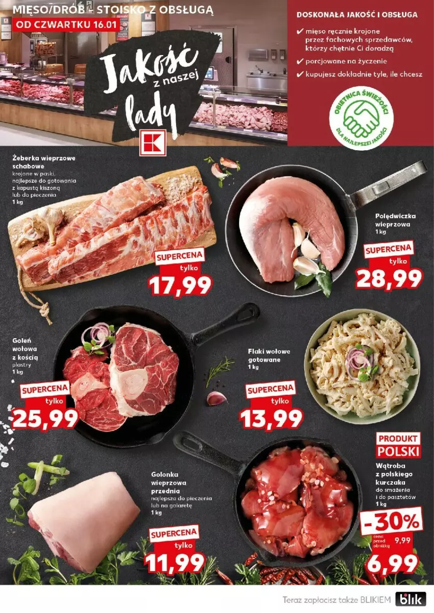 Gazetka promocyjna Kaufland - ważna 20.01 do 22.01.2025 - strona 7 - produkty: Fa, Flaki, Flaki wołowe, Gala, Kapustą, Mięso, Pasztet, Por