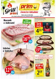 Gazetka promocyjna Prim Market - Gazetka - ważna od 19.07 do 19.07.2023 - strona 1 - produkty: Piwa, Piwo, Piec, Gry, Gra, Pekpol, Boczek, Kaszanka, Kasza