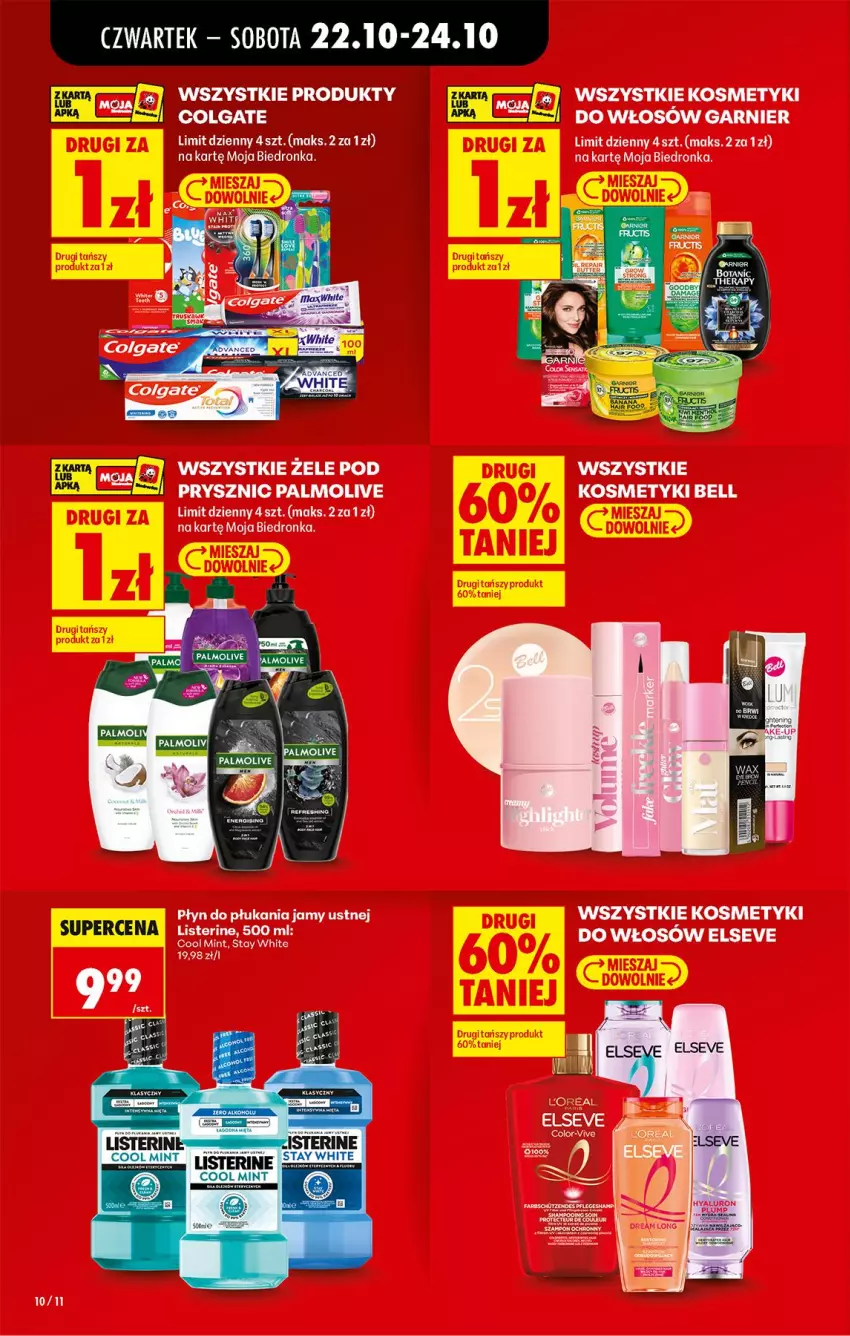 Gazetka promocyjna Biedronka - Od Czwartku - ważna 22.10 do 28.10.2026 - strona 10 - produkty: Bell, Elseve, Garnier, Palmolive