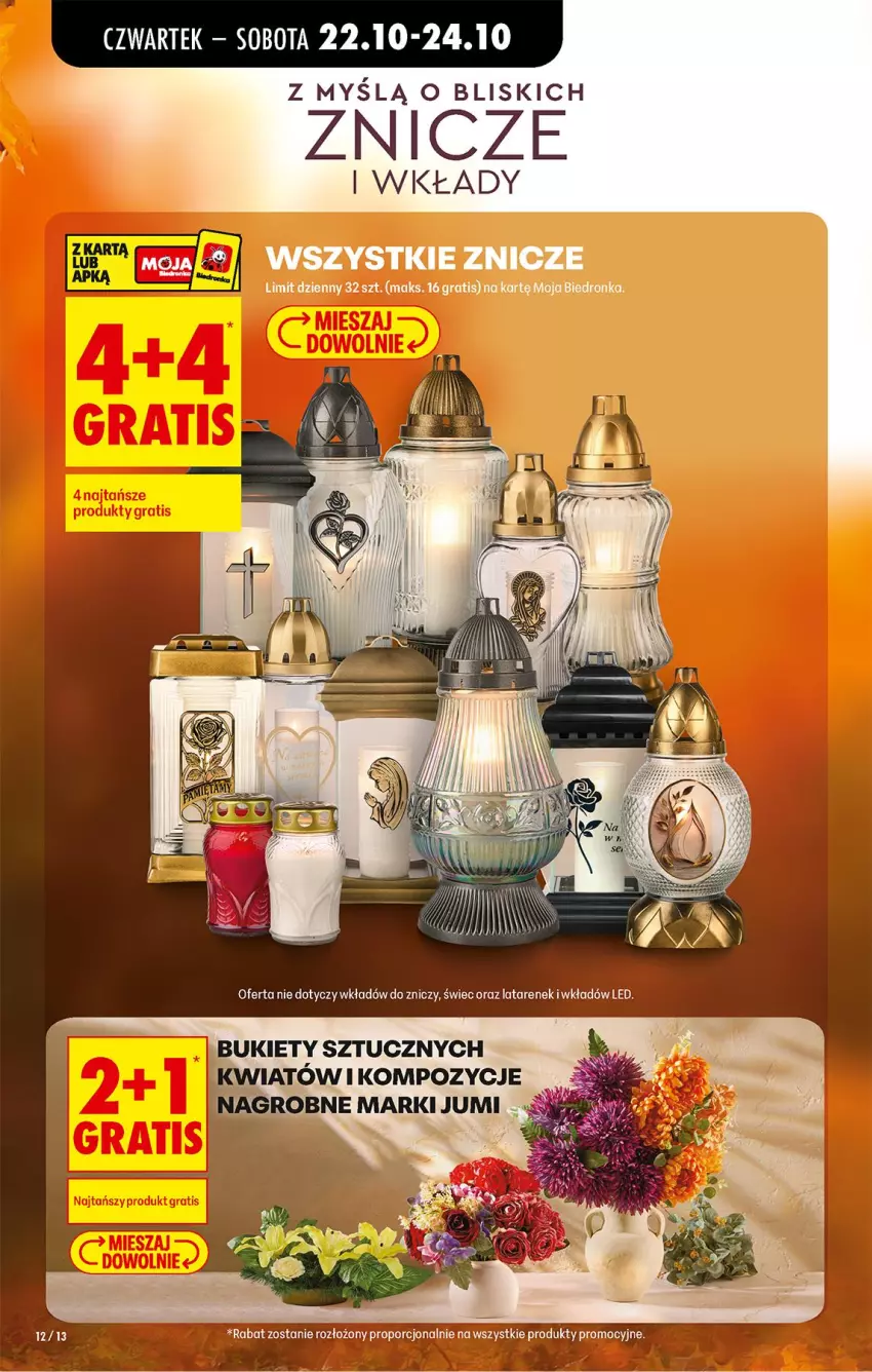Gazetka promocyjna Biedronka - Od Czwartku - ważna 22.10 do 28.10.2026 - strona 16 - produkty: Bukiet, Znicz
