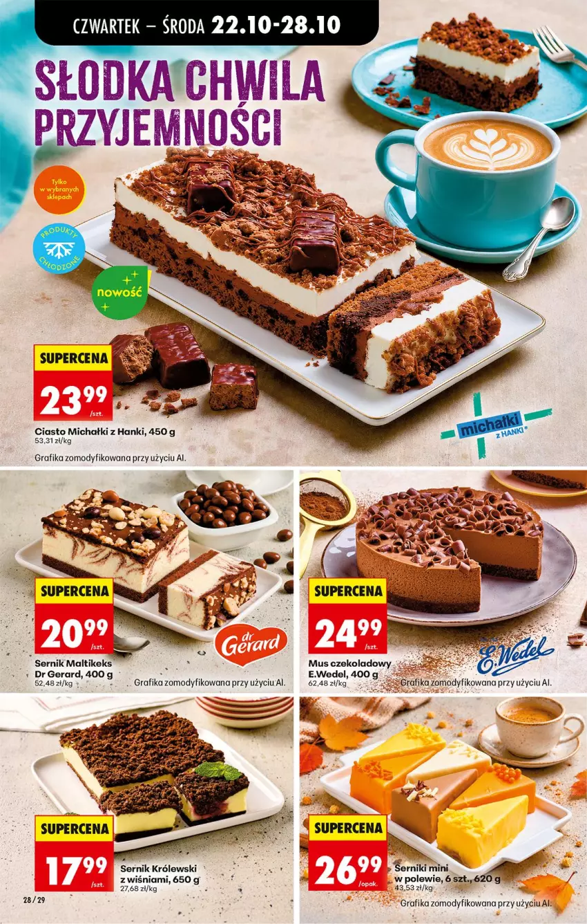 Gazetka promocyjna Biedronka - Od Czwartku - ważna 22.10 do 28.10.2026 - strona 42 - produkty: Gra, Grafika, Królewski, Michałki, Mus, Ser