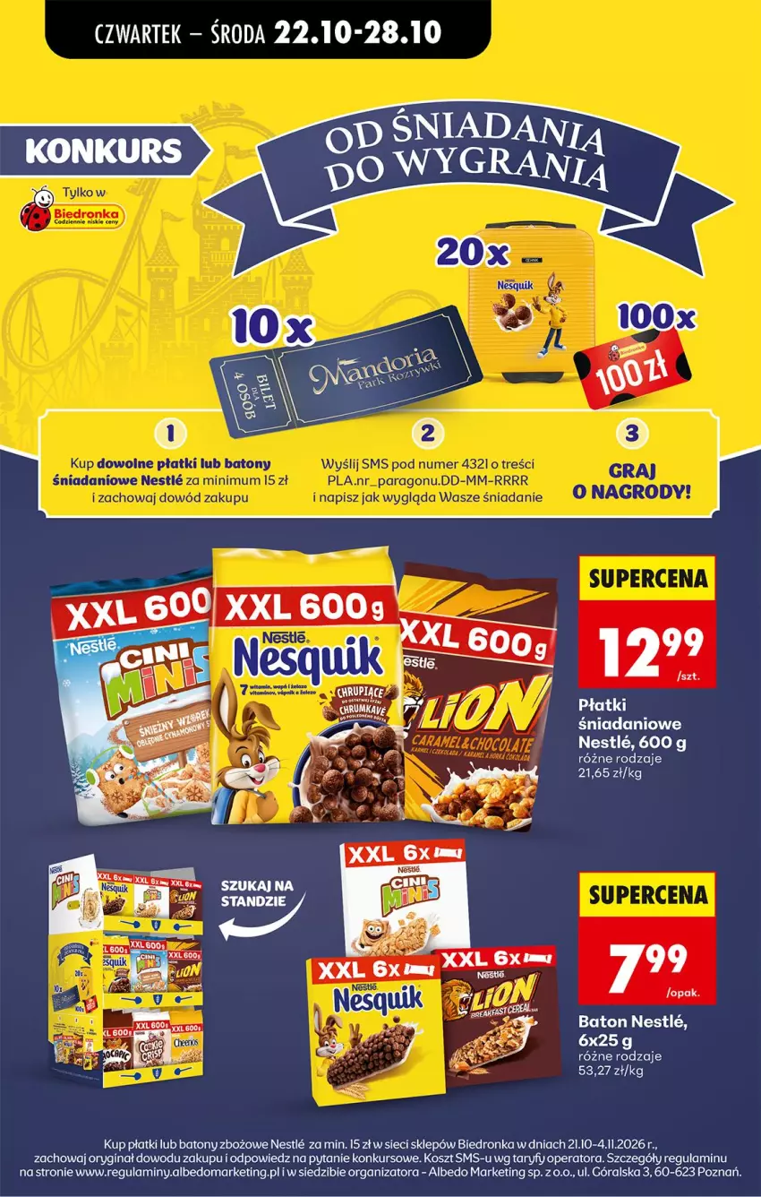 Gazetka promocyjna Biedronka - Od Czwartku - ważna 22.10 do 28.10.2026 - strona 60 - produkty: Baton, Danio, Gin, Kosz