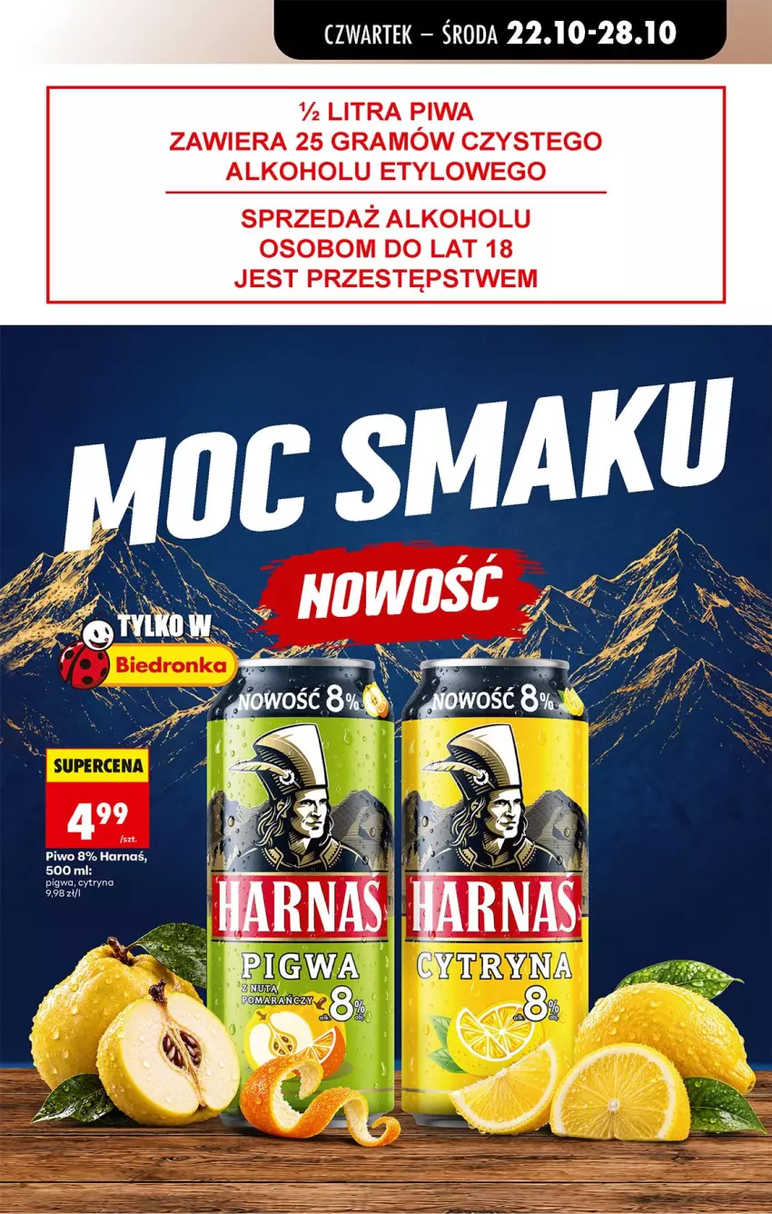 Gazetka promocyjna Biedronka - Od Czwartku - ważna 22.10 do 28.10.2026 - strona 63 - produkty: Gra, Harnaś, Piwa, Piwo