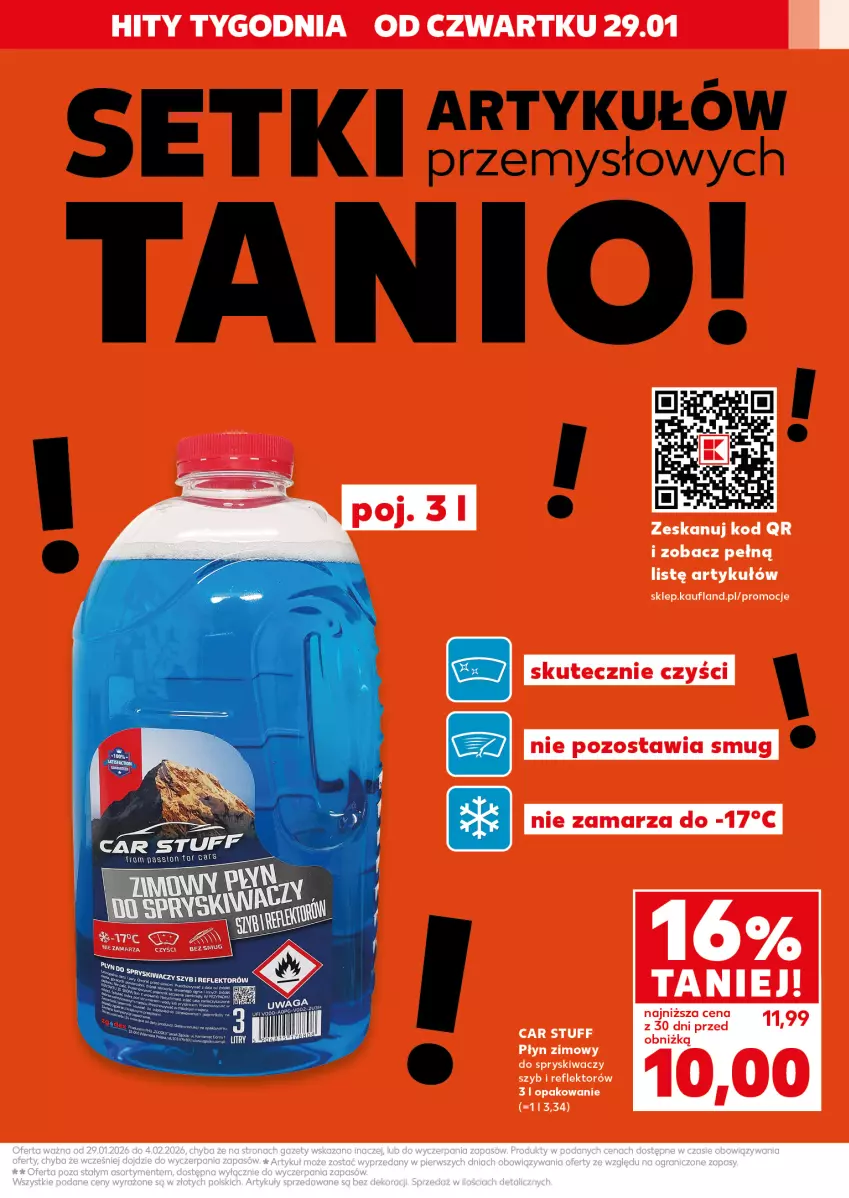 Gazetka promocyjna Kaufland - Kaufland - ważna 29.01 do 04.02.2026 - strona 3 - produkty: Płyn zimowy, Reflektor