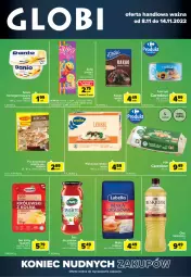 Gazetka promocyjna Carrefour - Gazetka Globi - Gazetka - ważna od 14.11 do 14.11.2022 - strona 1 - produkty: Piec, Lubella, Ser, Królewski, Bell, Jaja, Beskidzki, Winiary, Kosz, Serek, Mąka, Pieczywo, Tuńczyk, Danio, Bella, Kakao, Olej