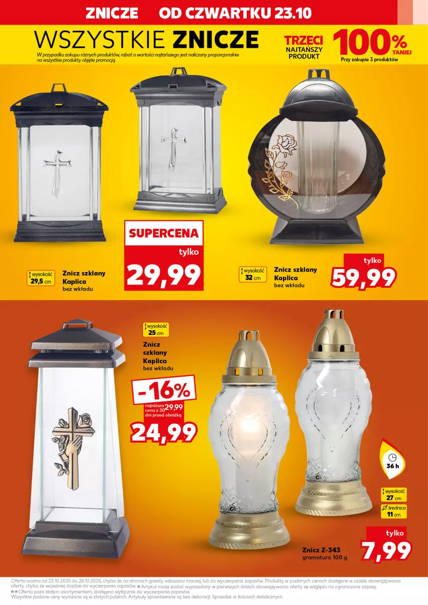 Gazetka promocyjna Kaufland - Kaufland - ważna 23.10 do 28.10.2025 - strona 7 - produkty: Gra, Por, Rama, Sok, Znicz