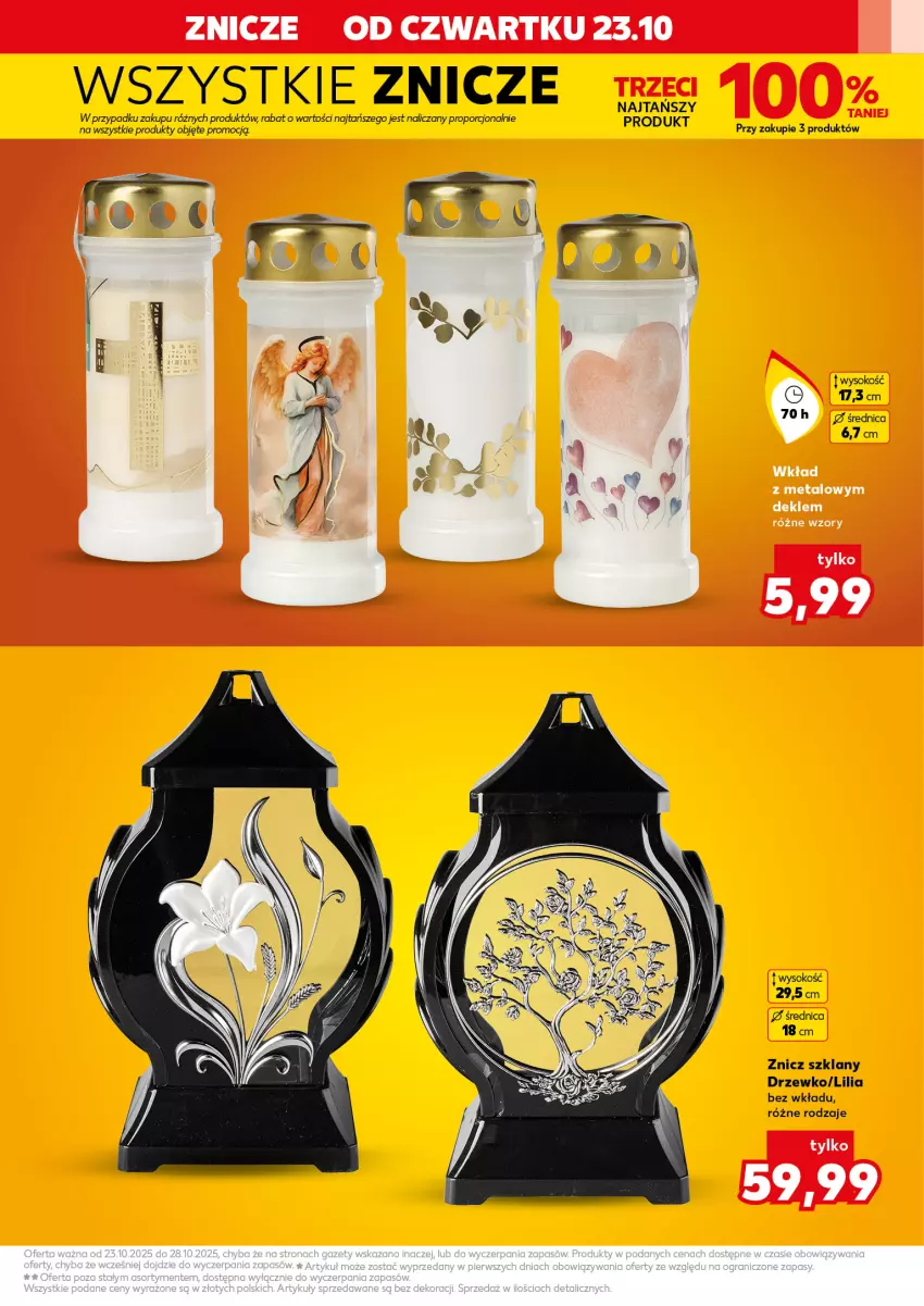 Gazetka promocyjna Kaufland - Kaufland - ważna 23.10 do 28.10.2025 - strona 9 - produkty: Por, Sok, Znicz