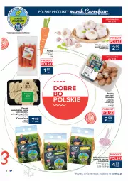 Gazetka promocyjna Carrefour - Gazetka Możemy jeść mądrze - Gazetka - ważna od 23.01 do 23.01.2022 - strona 4 - produkty: Piec, Pierogi, Czosnek, Kret, Ziemniaki, Pieczarka