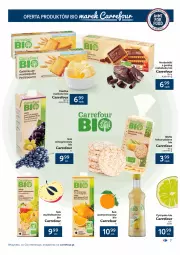 Gazetka promocyjna Carrefour - Gazetka Możemy jeść mądrze - Gazetka - ważna od 23.01 do 23.01.2022 - strona 7 - produkty: Sok pomarańczowy, Ciastka, Sok, Pur, Wafle, Herbatniki, Wino