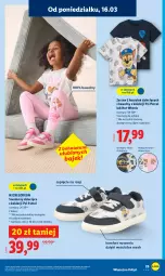 Gazetka promocyjna Lidl - Oferta ważna od 16.03 - Gazetka - ważna od 21.03 do 21.03.2026 - strona 31 - produkty: Sneakersy, Kosz, Tera, Dzieci, Hot Wheels, Psi Patrol