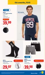 Gazetka promocyjna Lidl - Oferta ważna od 16.03 - Gazetka - ważna od 21.03 do 21.03.2026 - strona 39 - produkty: Ser, Karp, T-shirt, Skarpetki, Bokserki