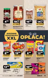 Gazetka promocyjna Netto - Od Czwartku - Gazetka - ważna od 04.10 do 04.10.2025 - strona 13 - produkty: Orzeszki, Cukier, Beskidzki, Chałwa, Chipsy, Dżem, Wafle, Sante, Miód, Cukierki, Precelki, Orzeszki ziemne, Kakao, Brownie