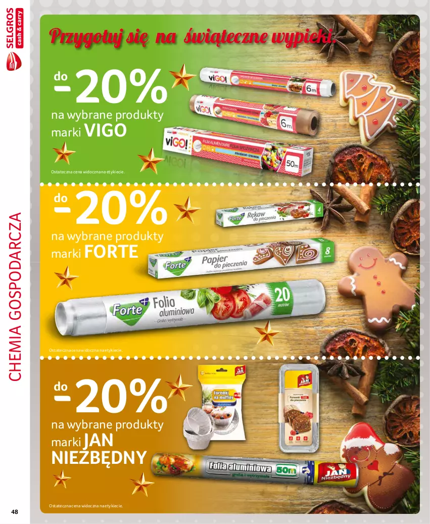 Gazetka promocyjna Selgros - Extra Oferta - ważna 01.12 do 31.12.2021 - strona 48 - produkty: Jan Niezbędny