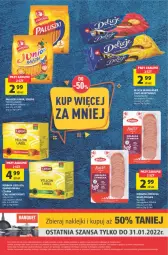 Gazetka promocyjna Arhelan - Gazetka - Gazetka - ważna od 23.01 do 23.01.2022 - strona 24 - produkty: Lajkonik, Gra, Duda, Lipton, Delicje, Herbata, Kiełbasa