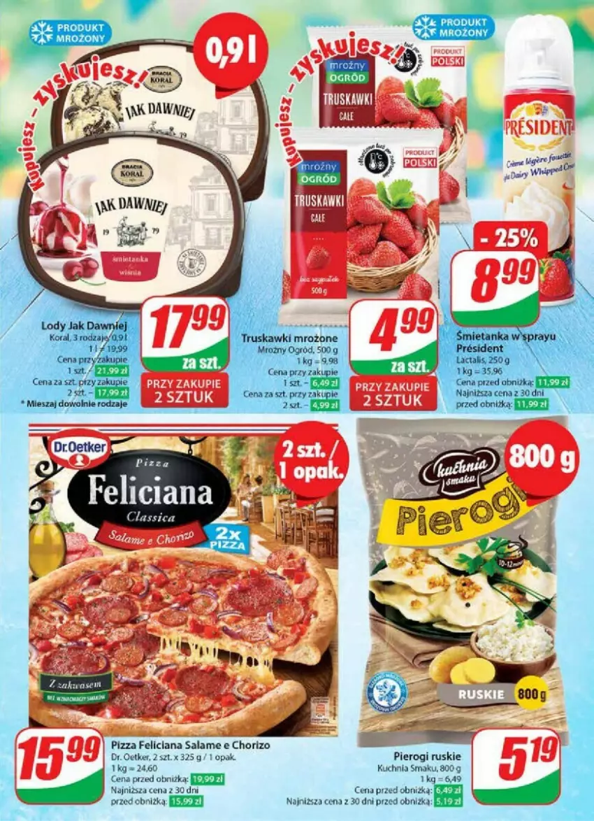 Gazetka promocyjna Dino - ważna 19.06 do 25.06.2024 - strona 25 - produkty: Dr. Oetker, Feliciana, Kuchnia, Pierogi, Pizza