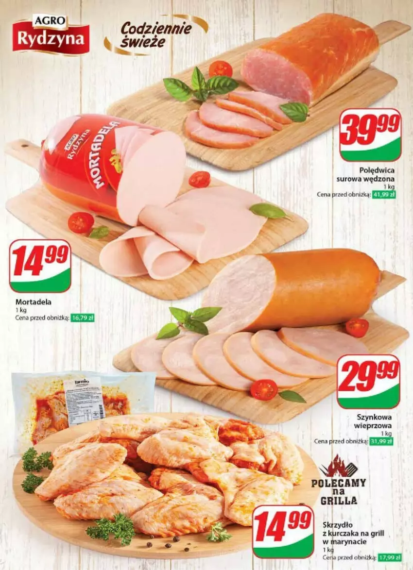 Gazetka promocyjna Dino - ważna 19.06 do 25.06.2024 - strona 28 - produkty: Grill, Kurczak, Polędwica, Szynkowa wieprzowa