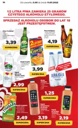 Gazetka promocyjna Netto - Gazetka spożywcza 5.05-11.05 - Gazetka - ważna od 11.05 do 11.05.2022 - strona 10 - produkty: Piwa, Piwo, Książęce, Por, Gra, Tymbark, Woda, Napój, Mięta