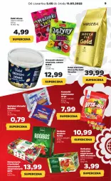 Gazetka promocyjna Netto - Gazetka spożywcza 5.05-11.05 - Gazetka - ważna od 11.05 do 11.05.2022 - strona 9 - produkty: Orzeszki, Kawa ziarnista, Wafelek, Kawa, Mocca Fix Gold, Woseba, Orzeszki ziemne, Herbata, Michałki
