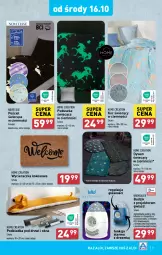 Gazetka promocyjna Aldi - Pełna oferta - Gazetka - ważna od 19.10 do 19.10.2024 - strona 31 - produkty: Koc, Wycieraczka, Pościel, Budzik, Podkładka, Wełna, Drzwi, Poduszka, Dywan, Podkład, Kokos, Kalendarz