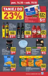 Gazetka promocyjna Aldi - Pełna oferta - Gazetka - ważna od 19.10 do 19.10.2024 - strona 9 - produkty: Piec, Kurczak, Ketchup, Sos, Sok, Oliwki, Ziemniaki, Tuńczyk, Oliwa z oliwek, Pudliszki, Frytki, Gala, Olej, Oliwa