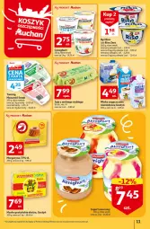 Gazetka promocyjna Auchan - Gazetka Koszyk Oszczędności Auchan Hipermarkety - Gazetka - ważna od 19.10 do 19.10.2022 - strona 11 - produkty: Ryż, Twaróg, Jogurt owocowy, Jaja, Jogurt, Margaryna, Mleko zagęszczone, Masło, Jaja z wolnego wybiegu, Mleko