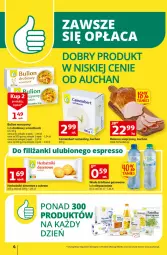 Gazetka promocyjna Auchan - Gazetka Koszyk Oszczędności Auchan Hipermarkety - Gazetka - ważna od 19.10 do 19.10.2022 - strona 4 - produkty: Sok, Ser, Bulion, Lion, LANA, Herbatniki, Camembert, Deser, Woda