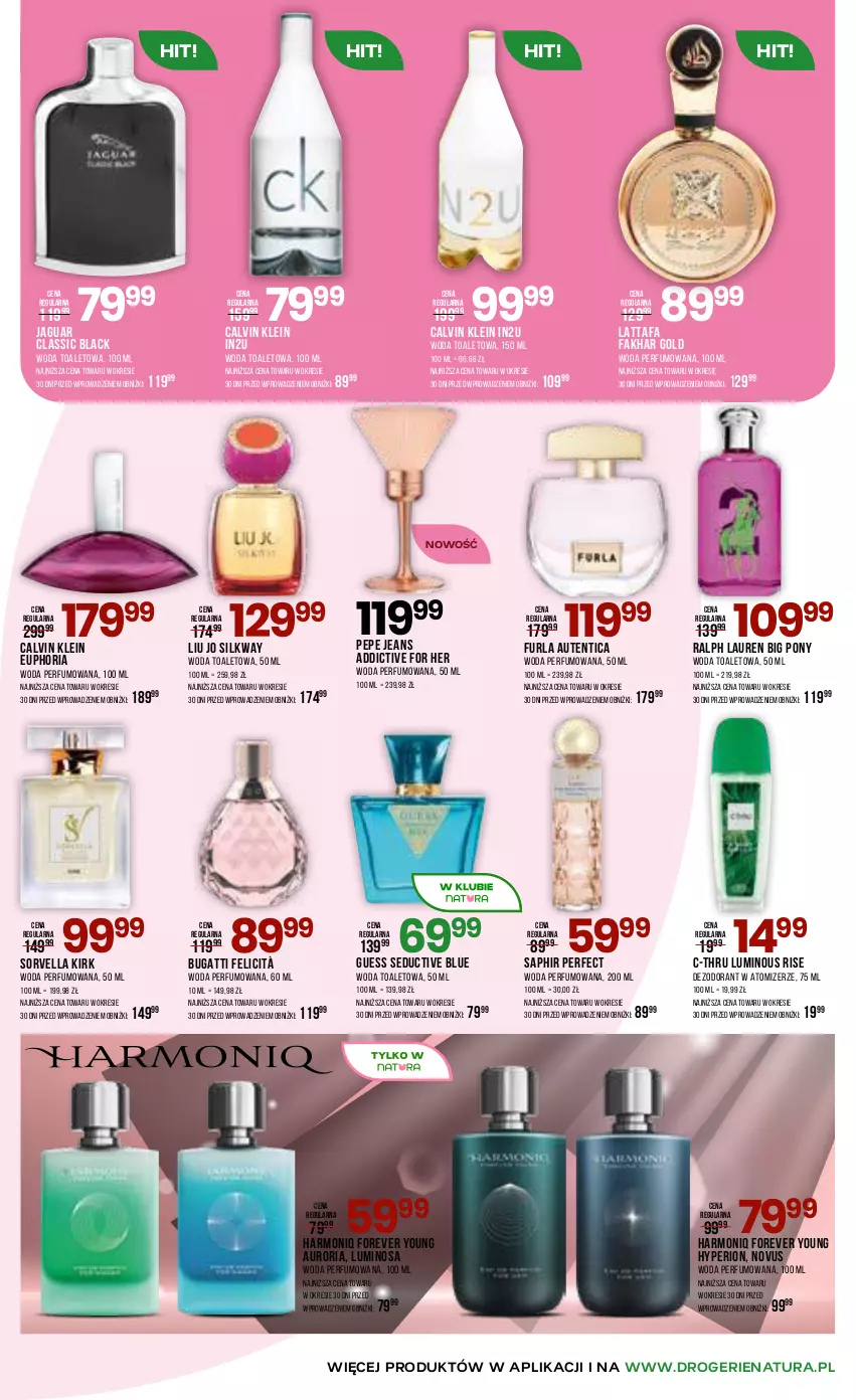 Gazetka promocyjna Drogerie Natura - Gazetka Drogerie Natura - ważna 03.02 do 15.02.2026 - strona 7 - produkty: C-Thru, Calvin Klein, Dezodorant, Fa, Jaguar, Lack, Laur, Perfum, Ralph Lauren, Woda, Woda perfumowana, Woda toaletowa