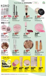 Gazetka promocyjna Drogerie Natura - Gazetka Drogerie Natura - Gazetka - ważna od 15.02 do 15.02.2026 - strona 4 - produkty: Makijaż, Cień, KOBO, Tusz, Puder prasowany, Puder, Paleta, Aksam, Bronzer