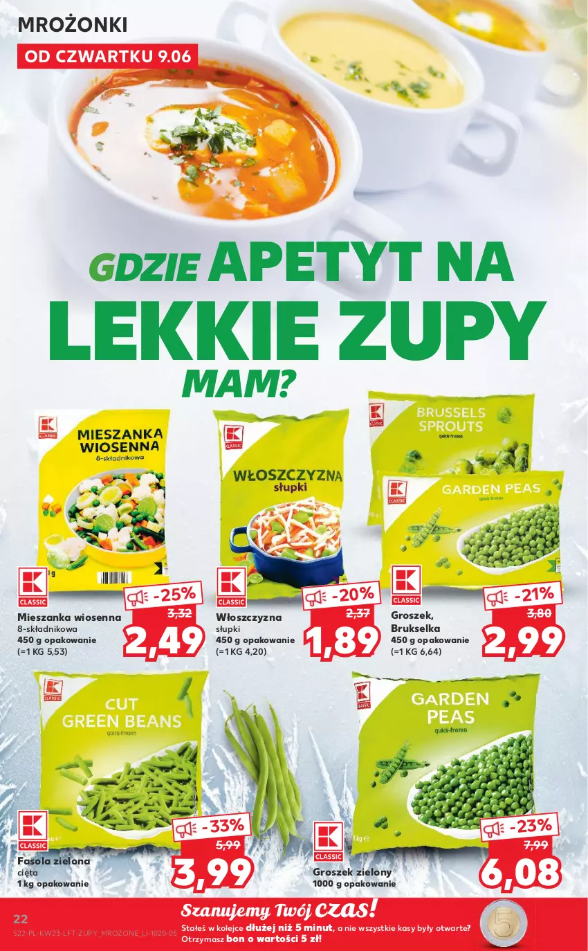 Gazetka promocyjna Kaufland - OFERTA TYGODNIA - ważna 09.06 do 14.06.2022 - strona 22 - produkty: Brukselka, Fa, Fasola, Groszek, Olej