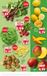 Gazetka promocyjna Kaufland - OFERTA TYGODNIA - Gazetka - ważna od 14.06 do 14.06.2022 - strona 15 - produkty: Sałata masłowa, Inka, Cytryny, Ziemniaki, Sałat, Grunt, Masło, Mango, Rzodkiewka, Fa