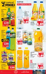 Gazetka promocyjna Kaufland - OFERTA TYGODNIA - Gazetka - ważna od 14.06 do 14.06.2022 - strona 34 - produkty: Sok pomarańczowy, Sok, Mus, Gra, Grappa, Ice tea, Napoje, LANA, Lipton, Napój gazowany, Tymbark, Smoothie, Wosana, Woda, Mango, Napój, Hortex