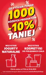 Gazetka promocyjna Kaufland - OFERTA TYGODNIA - Gazetka - ważna od 14.06 do 14.06.2022 - strona 8 - produkty: Jogurt, Kosmetyki do pielęgnacji