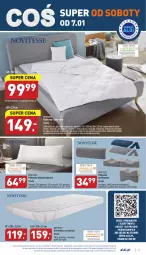 Gazetka promocyjna Aldi - Zaplanuj zakupy wcześniej - Gazetka - ważna od 07.01 do 07.01.2022 - strona 11 - produkty: Por, Kołdra, Poszewka, Materac, Tera, Wełna, Ochraniacz na materac, Poduszka, K2