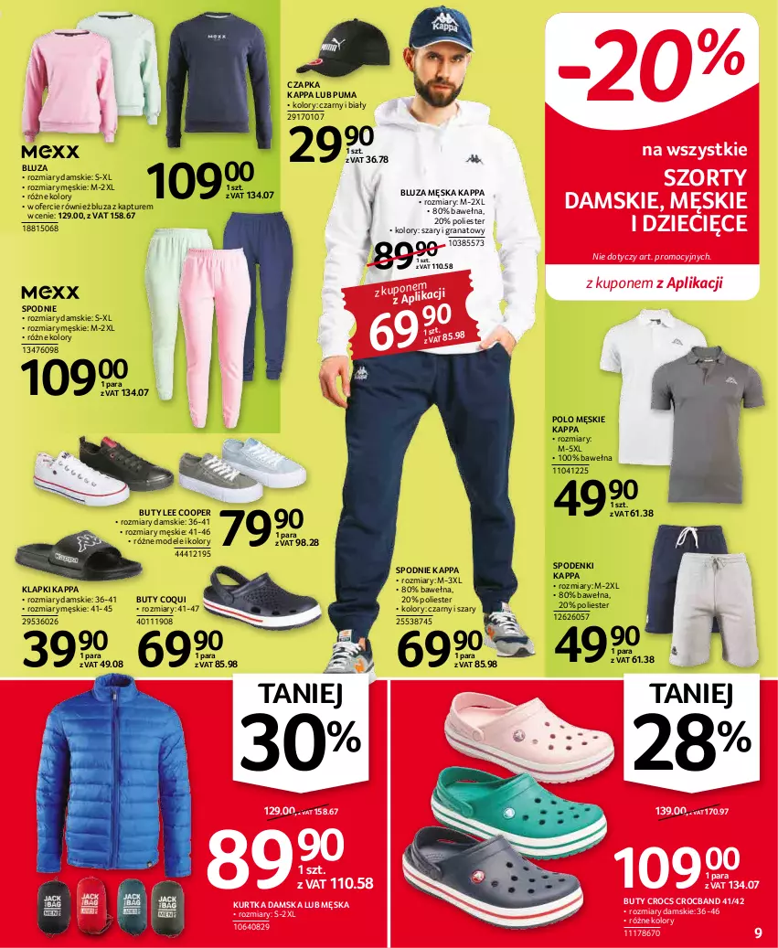 Gazetka promocyjna Selgros - Oferta przemysłowa - ważna 05.05 do 18.05.2022 - strona 9 - produkty: Bluza, Bluza z kapturem, Buty, Czapka, Dzieci, Gra, Granat, Klapki, Kurtka, Puma, Spodnie, Szorty, Wełna