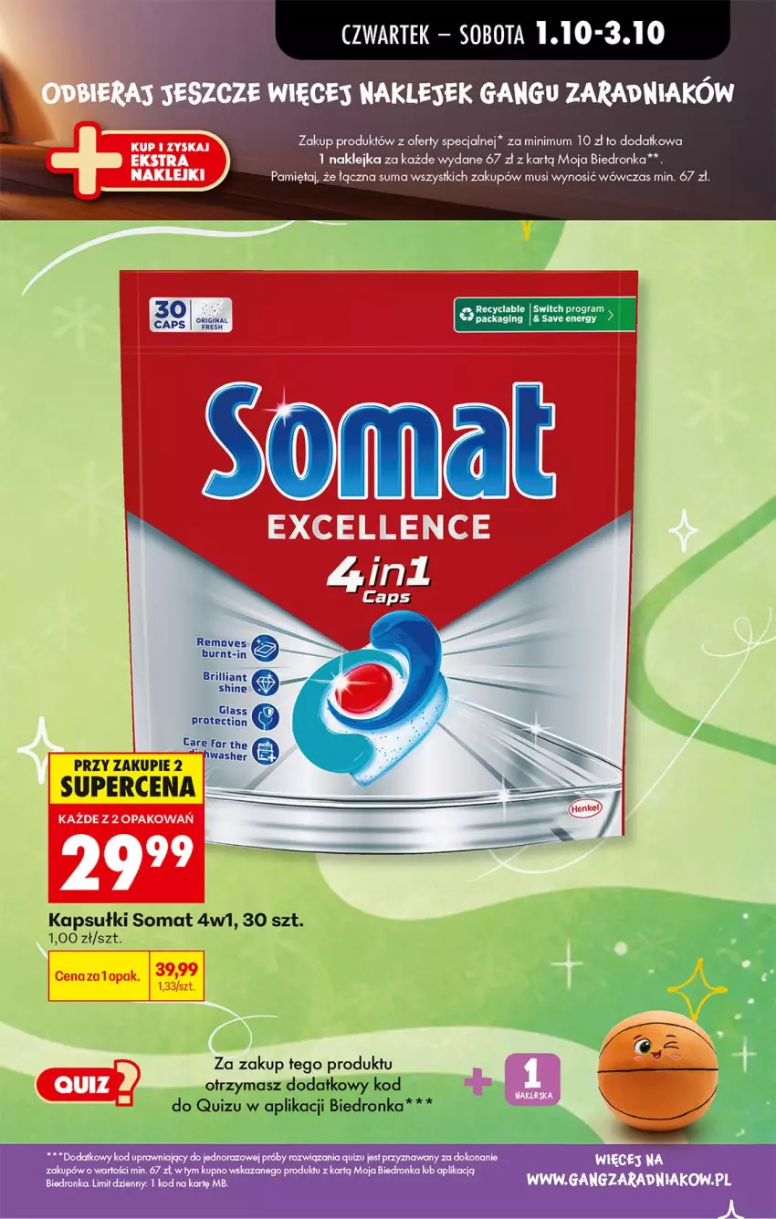 Gazetka promocyjna Biedronka - Od Czwartku - ważna 01.10 do 03.10.2026 - strona 19 - produkty: Gin, Gra, Klej, Mięta, Mus, Somat