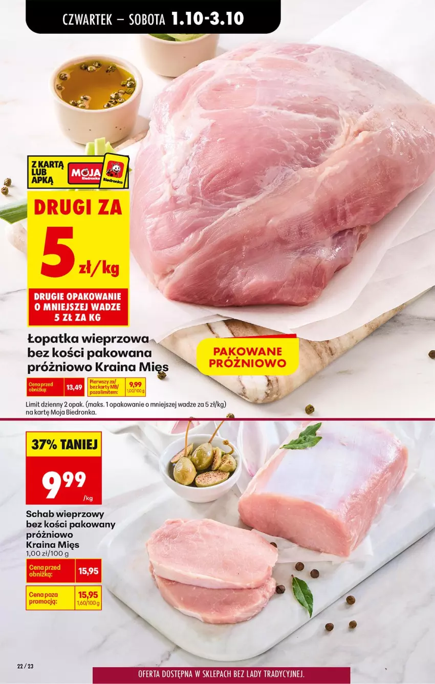 Gazetka promocyjna Biedronka - Od Czwartku - ważna 01.10 do 03.10.2026 - strona 28 - produkty: Schab wieprzowy