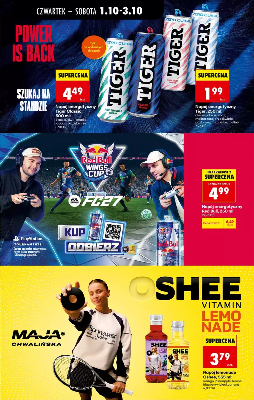 Gazetka promocyjna Biedronka - Od Czwartku - ważna 01.10 do 03.10.2026 - strona 59 - produkty: Napój, Napój energetyczny, Palma, Red Bull