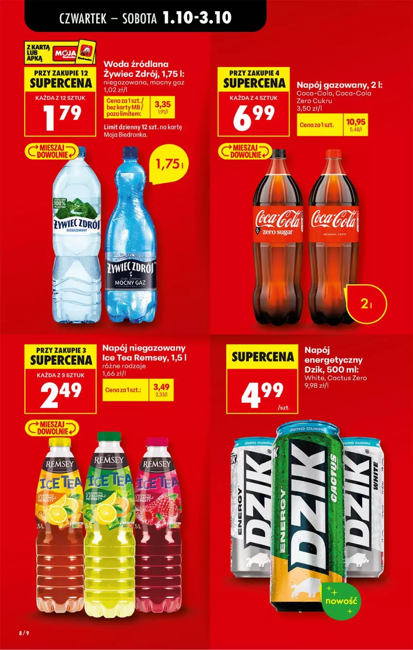 Gazetka promocyjna Biedronka - Od Czwartku - ważna 01.10 do 03.10.2026 - strona 8 - produkty: LANA, Napój, Napój niegazowany, Woda