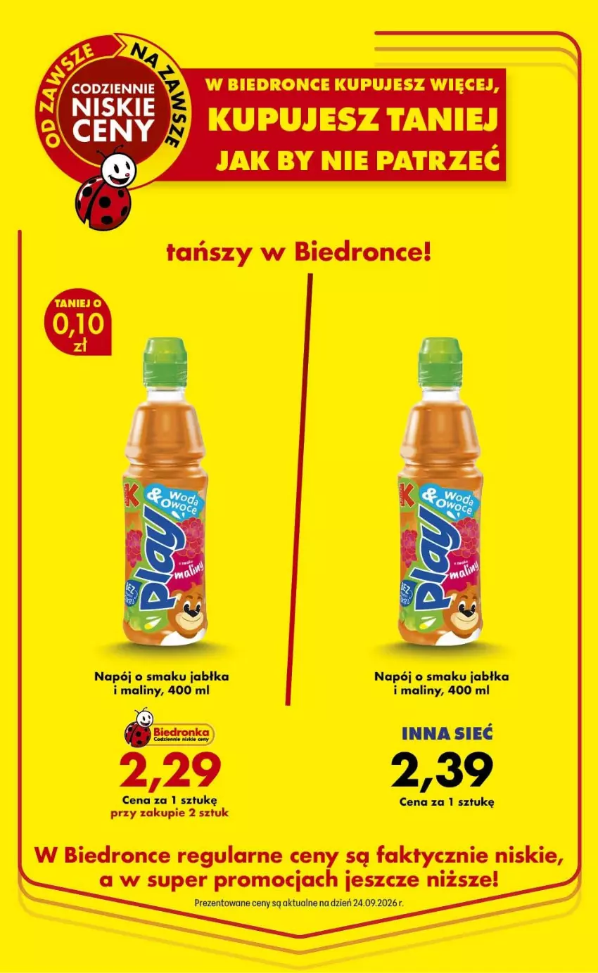 Gazetka promocyjna Biedronka - Od Czwartku - ważna 01.10 do 03.10.2026 - strona 95 - produkty: Fa, Maliny