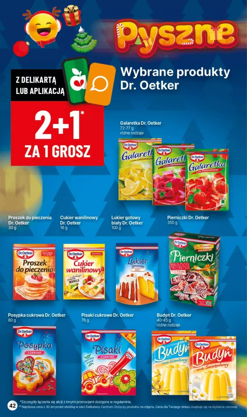 Gazetka promocyjna Delikatesy Centrum - NOWA GAZETKA Delikatesy Centrum od 7 grudnia! 7-13.12.2023 - ważna 07.12 do 13.12.2023 - strona 42 - produkty: Dr. Oetker, Fa, Gala, Galaretka, Piec, Rum