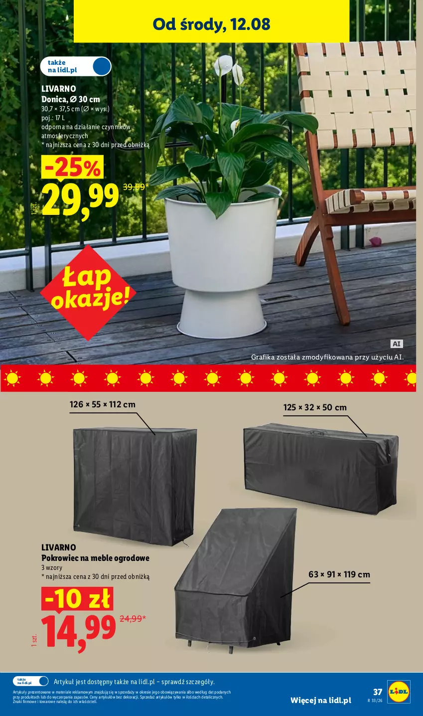 Gazetka promocyjna Lidl - Gazetka ważna od 10.08. do 14.08. - ważna 10.08 do 14.08.2026 - strona 47 - produkty: Gra, Grafika, Ivar, Meble, Pokrowiec, Por