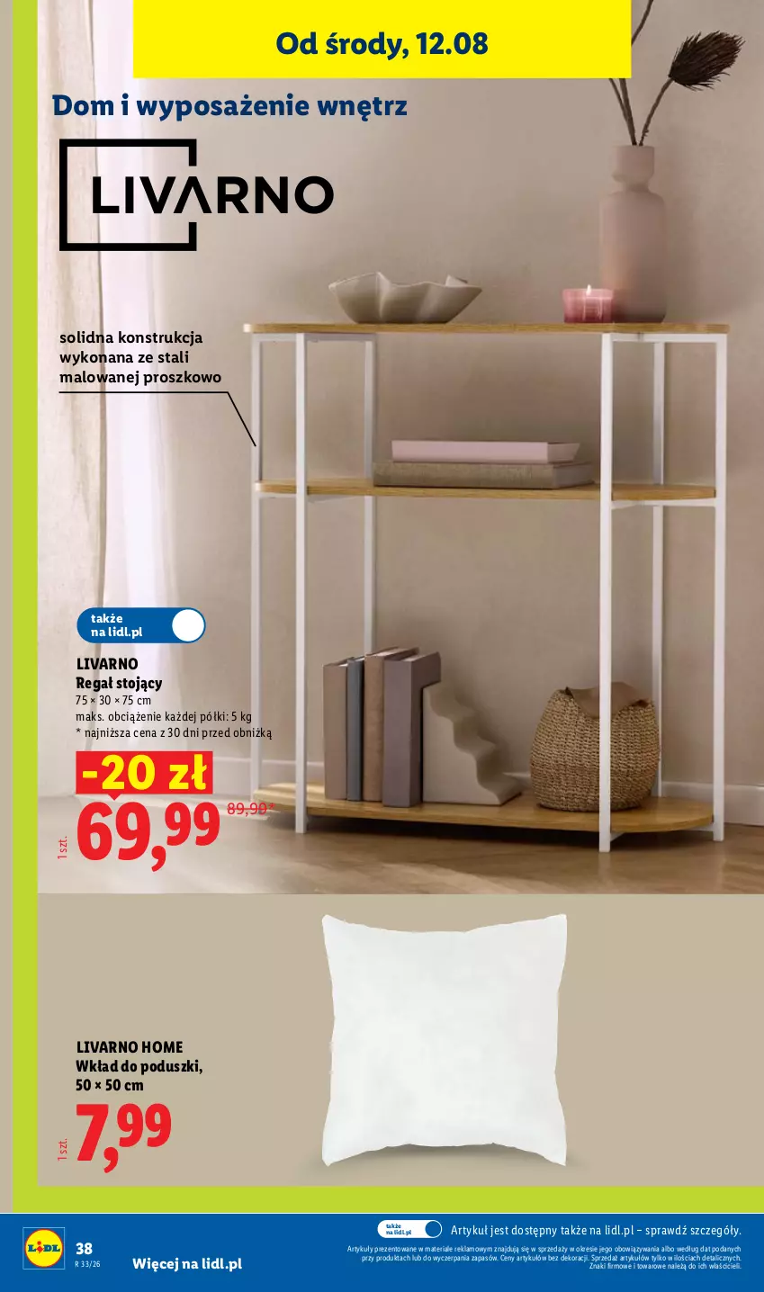 Gazetka promocyjna Lidl - Gazetka ważna od 10.08. do 14.08. - ważna 10.08 do 14.08.2026 - strona 48 - produkty: Ivar, Regał